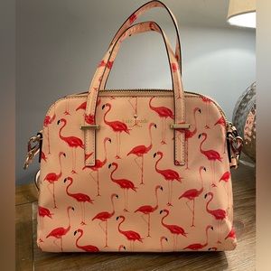Kate Spade Flamingo Purse Handbag Maise